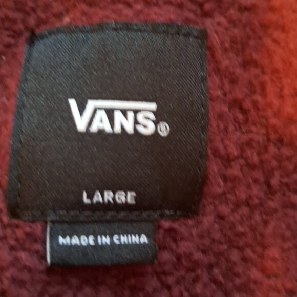 Pre-owned Great Condition Vans Full Zip Hoodie Size L - Picture 5 of 5